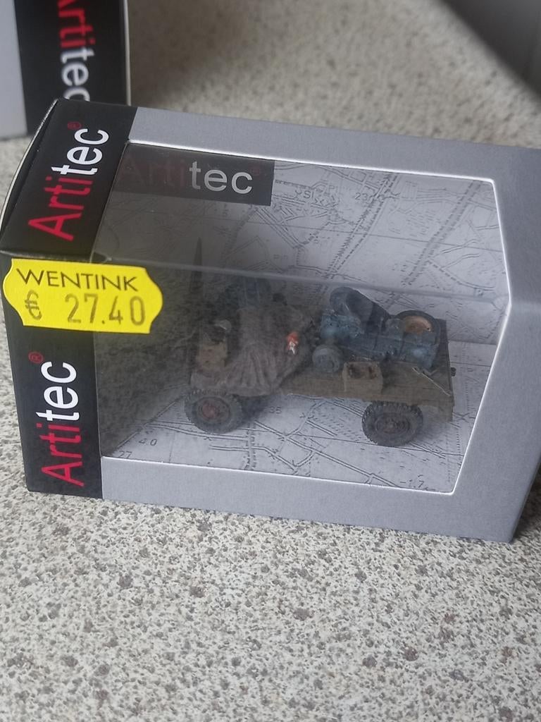 Artitec HO 1:87 aanhanger voor tractor met spullen Nieuw, Hobby en Vrije tijd, Modeltreinen | H0, Ophalen of Verzenden, Nieuw