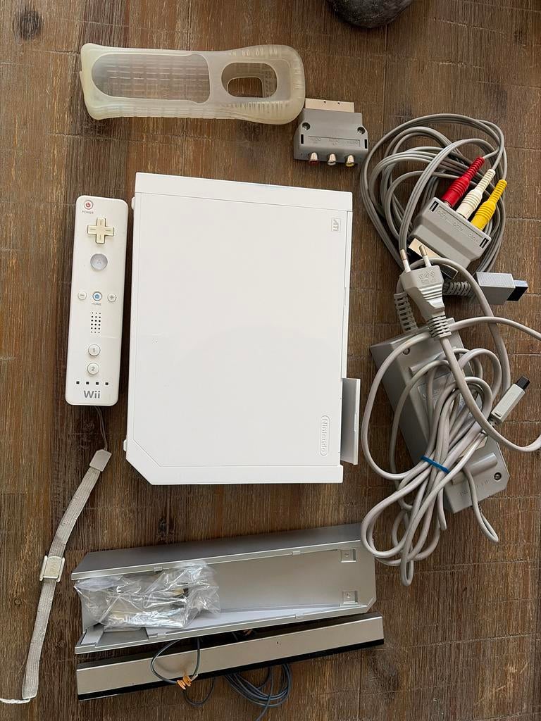 Nintendo Wii Console met Controller en Alle Kabels, Ophalen of Verzenden, Gebruikt, Met 1 controller