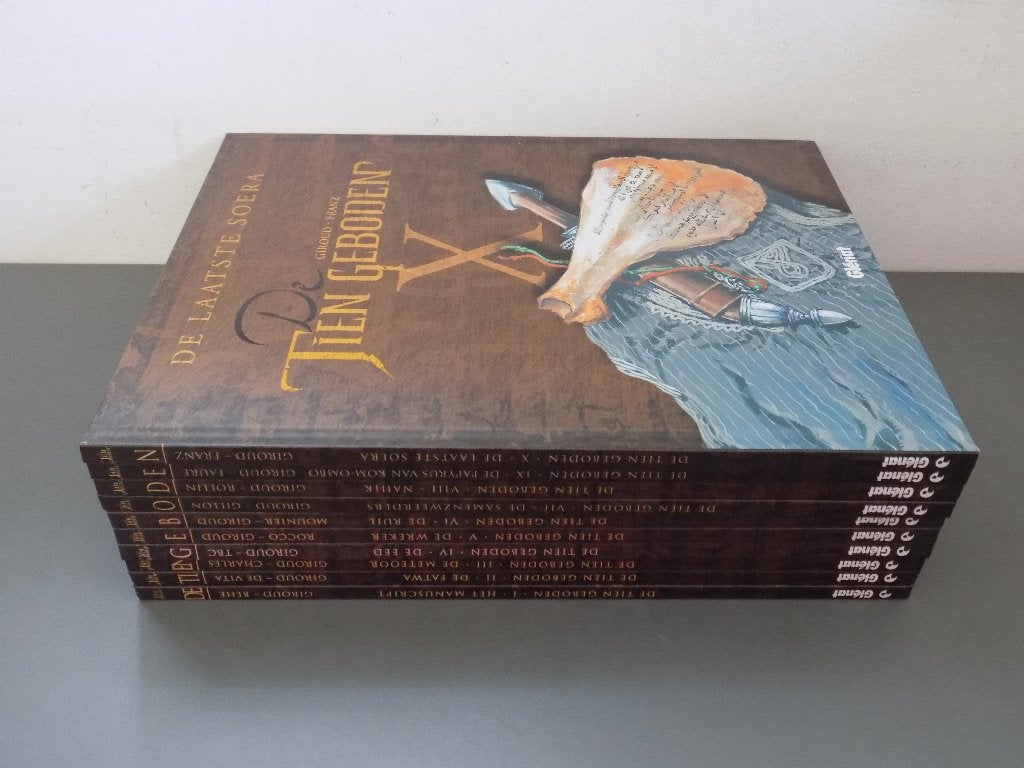 De Tien geboden ~ Complete serie hardcovers 1 t/m 10, Eén stripboek, Ophalen of Verzenden, Zo goed als nieuw