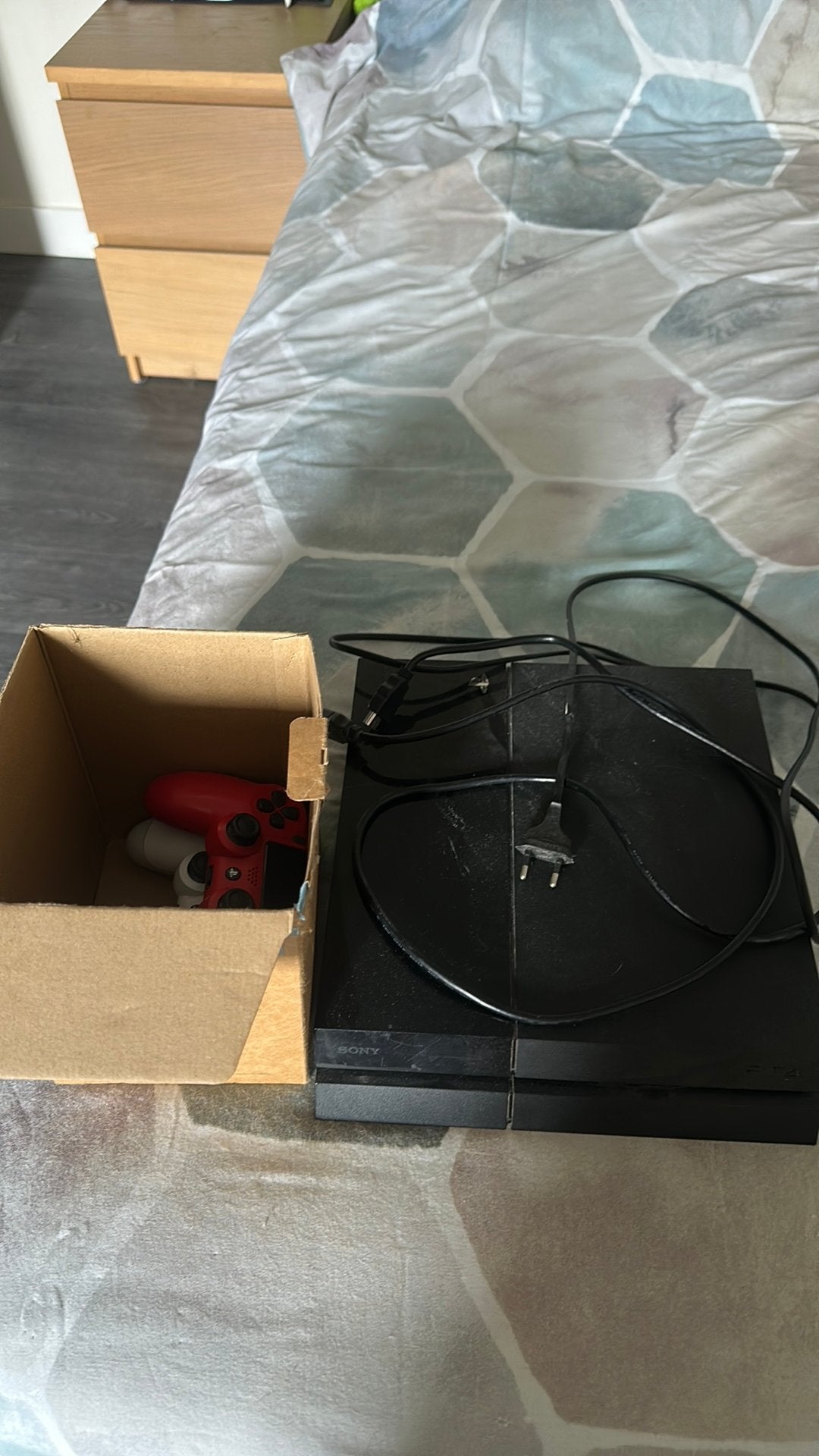 PS4 console met 2 controllers, Met 2 controllers, Ophalen of Verzenden, Original, Gebruikt