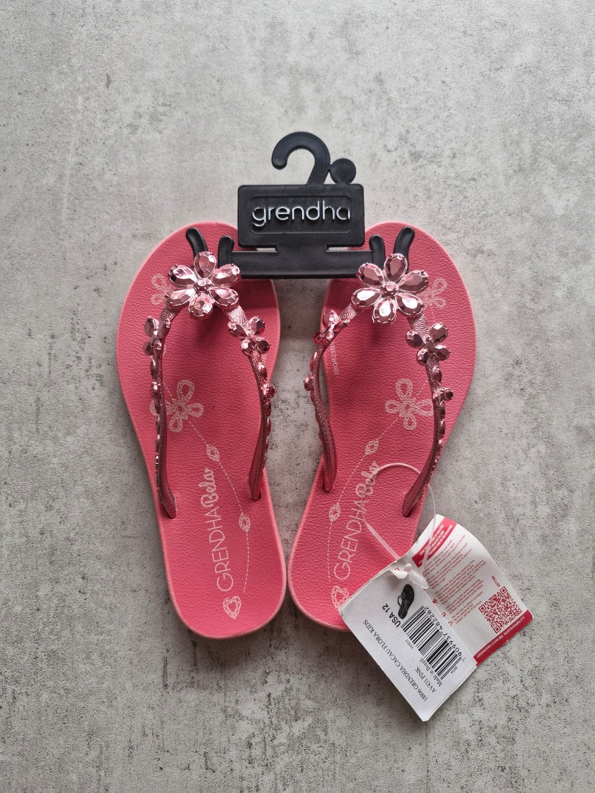 Nieuwe roze kinderslippers met strass - Maat 30, Meisje, Overige typen, Nieuw, Ophalen of Verzenden