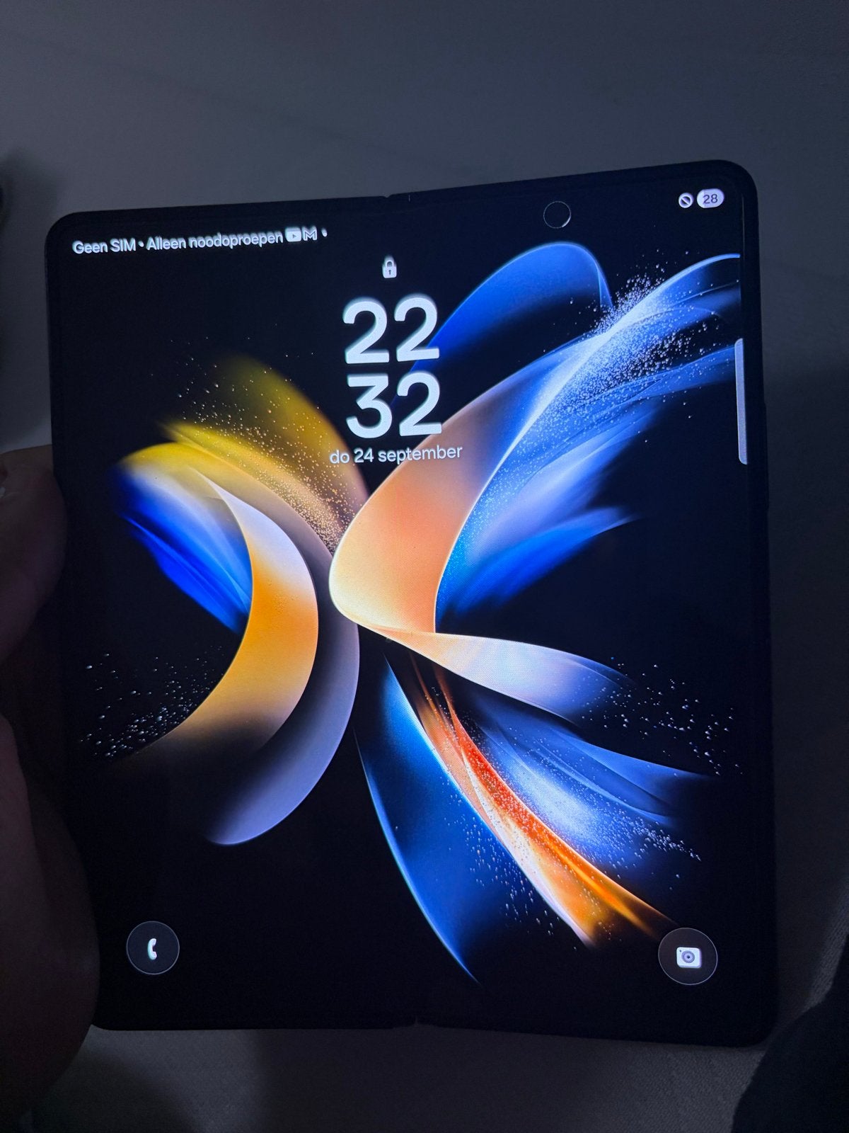 Samsung Galaxy Z Fold 4 - Lichte schade, verder topstaat, Telecommunicatie, Gebruikt, Touchscreen, Ophalen of Verzenden, Galaxy Z Fold