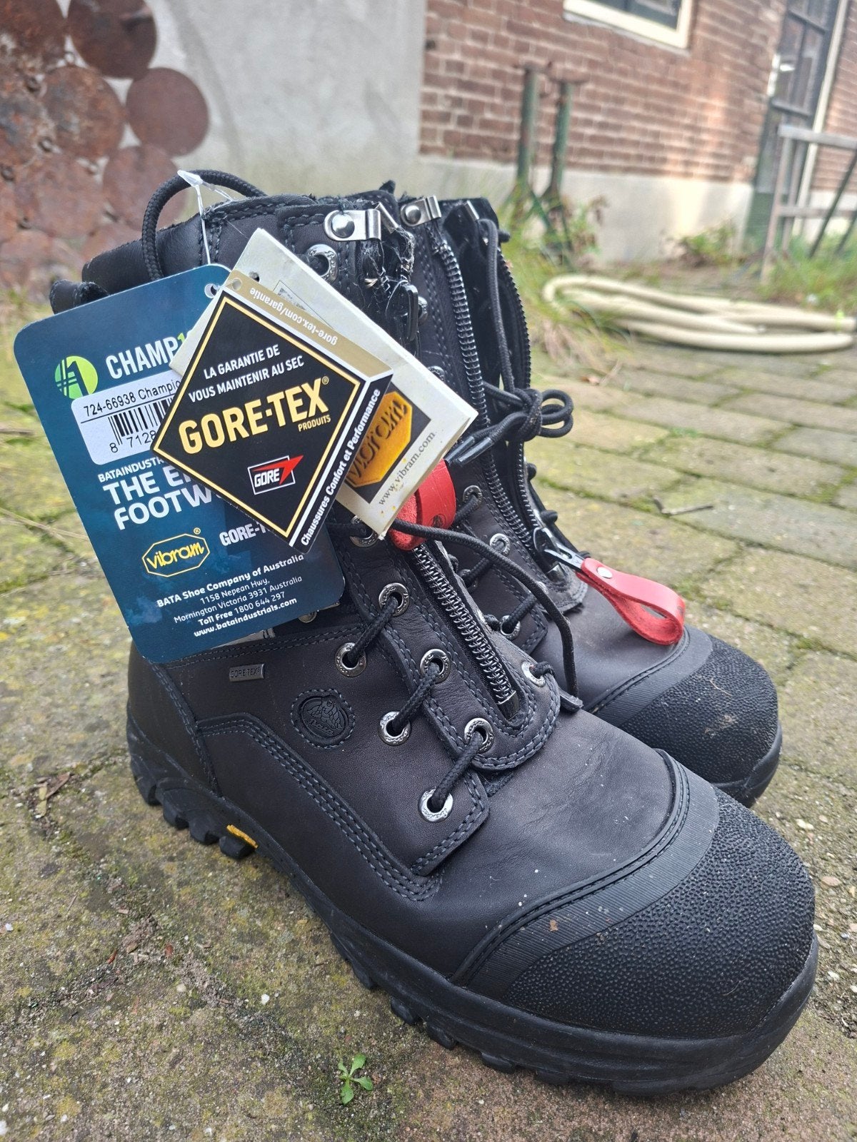 Bata Industrials brandweerlaarzen 44, Zwart, Boots, Nieuw, Ophalen of Verzenden