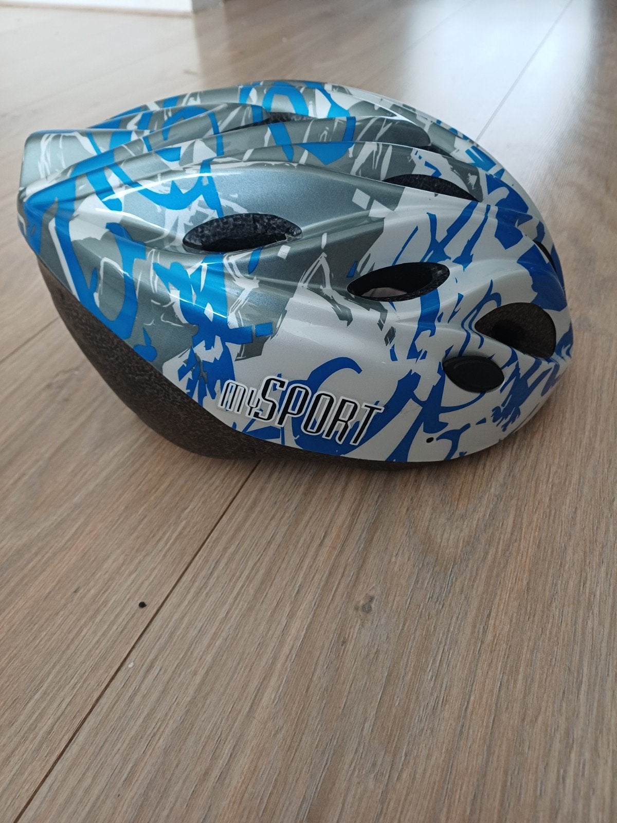 Fietshelm My Sport Maat M - Blauw/Grijs, Ophalen of Verzenden