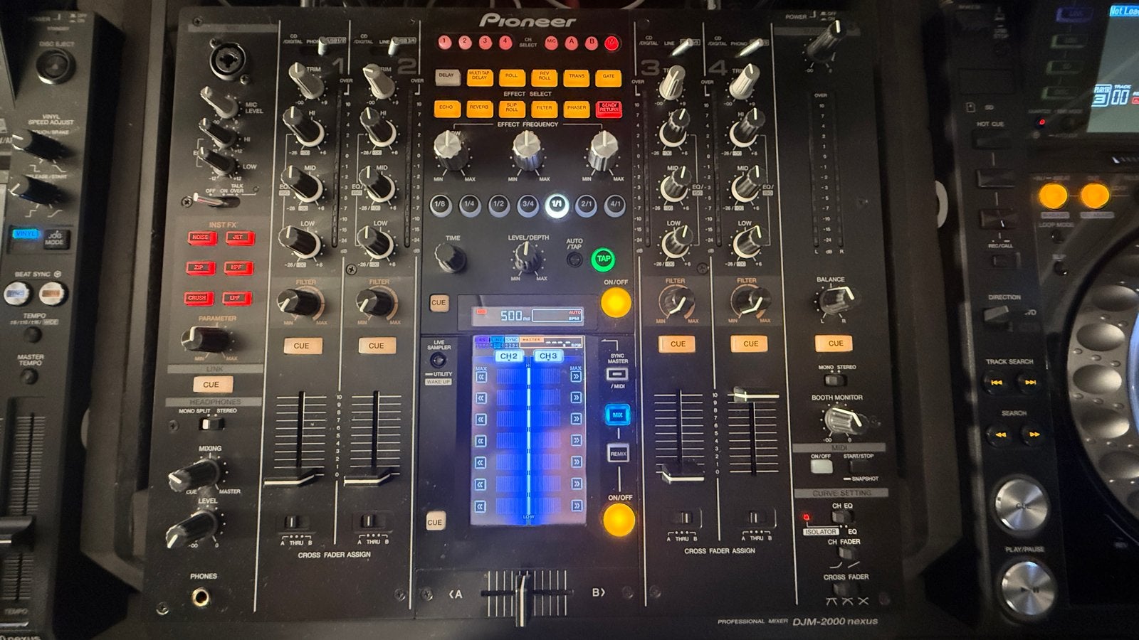 Pioneer DJ-set: 2x CDJ-2000 Nexus & DJM-2000 Nexus + Case!, Muziek en Instrumenten, Dj-sets en Draaitafels, Ophalen of Verzenden