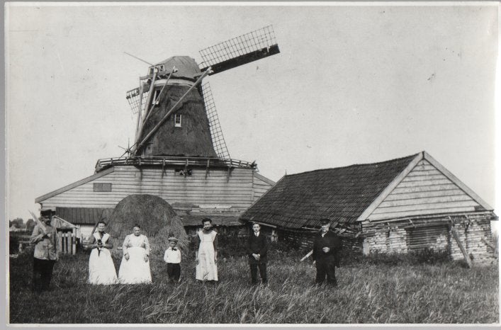 Wormerveer Molen De Noordster beschadigd door onweer foto, Ophalen of Verzenden, Voor 1920, Ongelopen, Noord-Holland