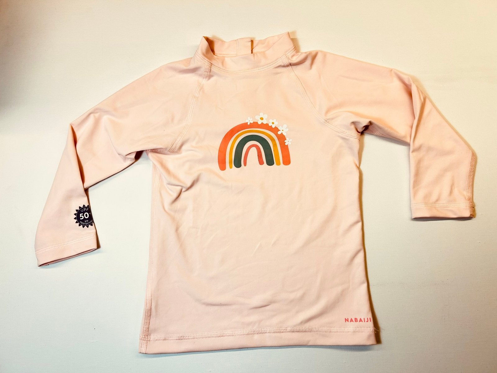 Nababiji UV-zwemshirt roze maat 98-104 (3-4 jaar), Overige maten, Ophalen of Verzenden, Zo goed als nieuw, Overig
