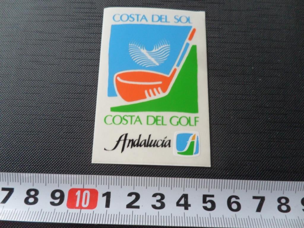 sticker Spanje ANDALUCIA Costa del Sol Costa del Golf, Ophalen, Zo goed als nieuw