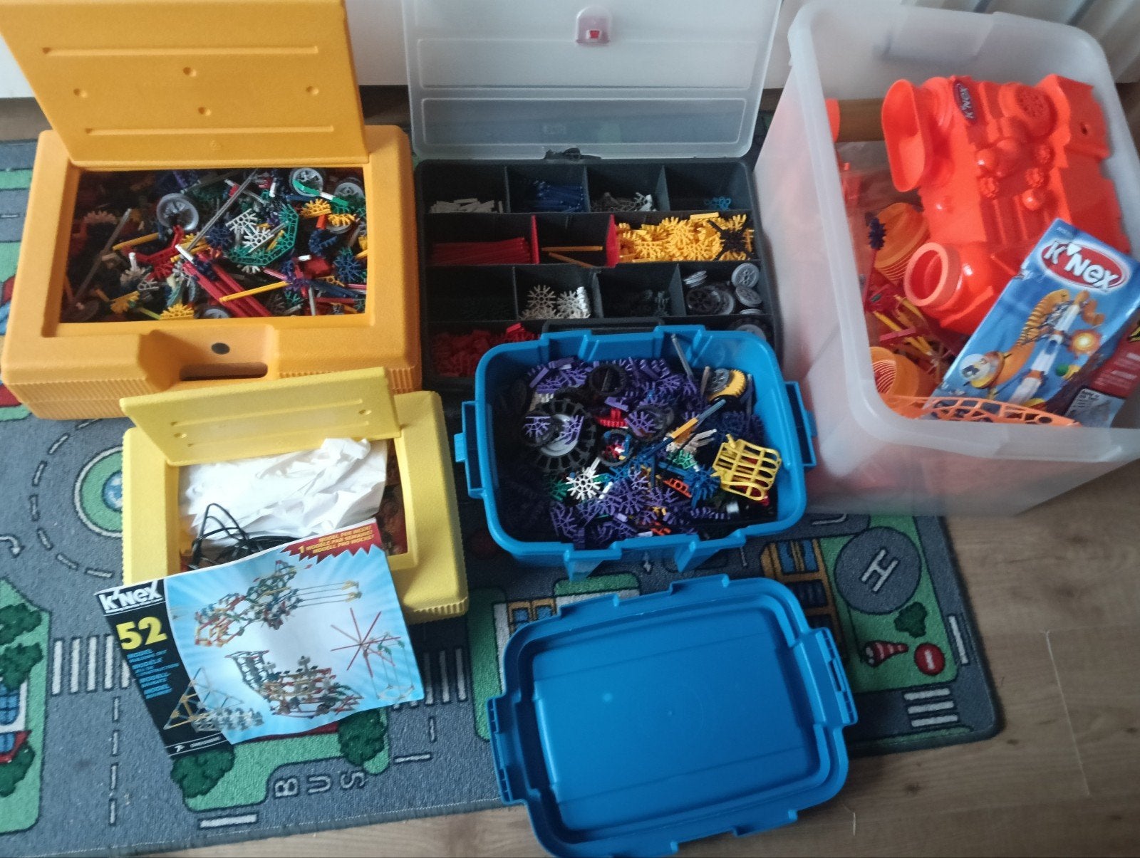 Grote K'nex collectie met diverse sets en opbergboxen, Kinderen en Baby's, Speelgoed | Bouwstenen, Ophalen of Verzenden