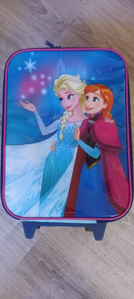 Disney Frozen Koffer met Wieltjes - Elsa & Anna, Ophalen, 40 tot 60 cm, Wieltjes, Gebruikt