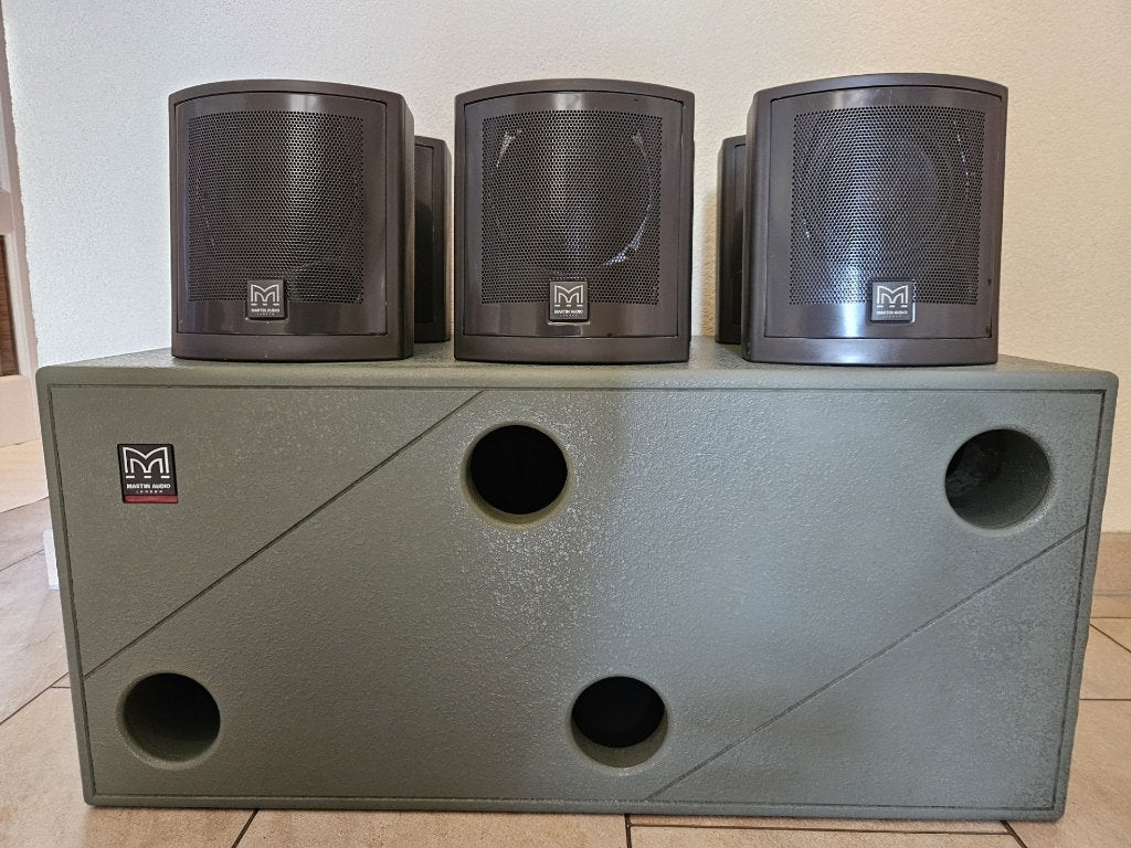Martin Audio Speakerset, Ophalen, Gebruikt, 500 tot 1000 watt, Overige typen