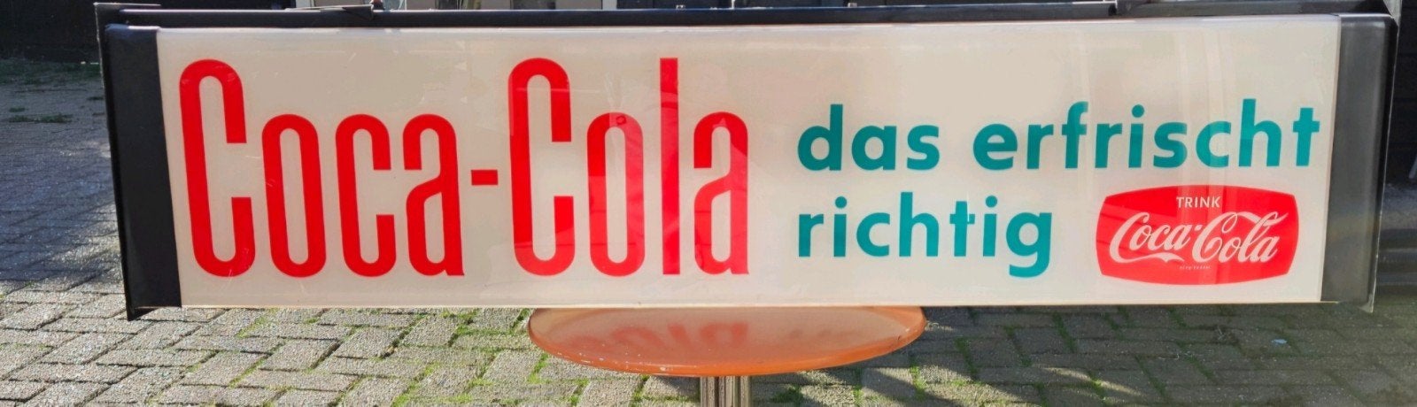 lichtbak jaren 60 Coca-Cola, Ophalen, Gebruikt, Lichtbak of (neon) lamp