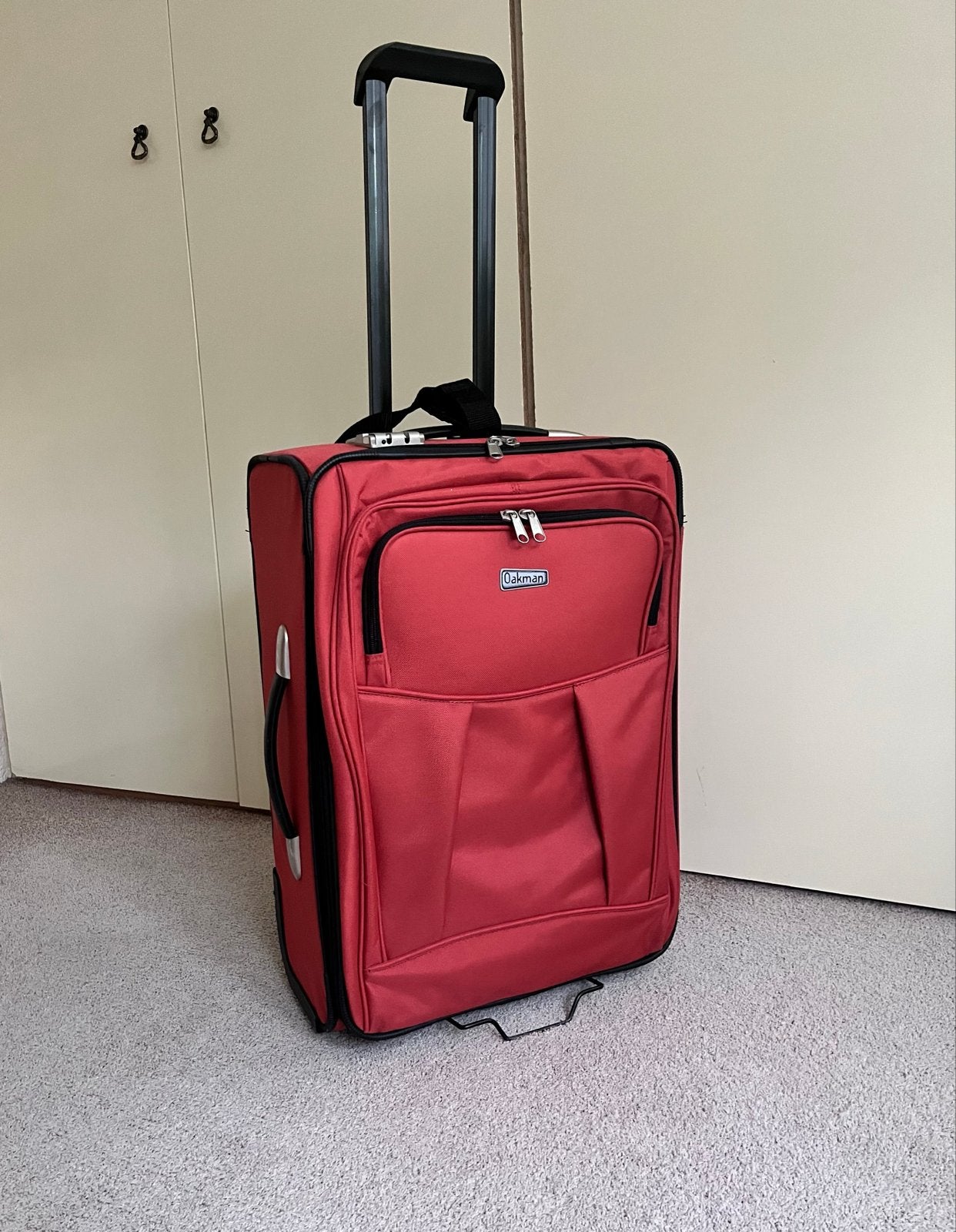 Oranje Oakman Koffer met vakken en slot. NIEUW, Ophalen, 40 tot 60 cm, 30 cm of meer, Oranje