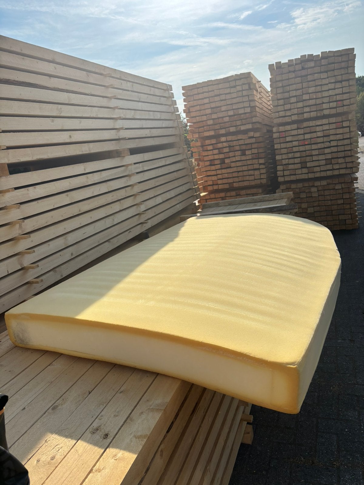 Orgineel fendt matras frans bed, Ophalen, Gebruikt