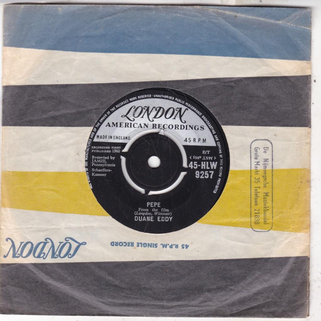 Duane Eddy ( 1961 ), Ophalen of Verzenden, Gebruikt, 7 inch, Nederlandstalig