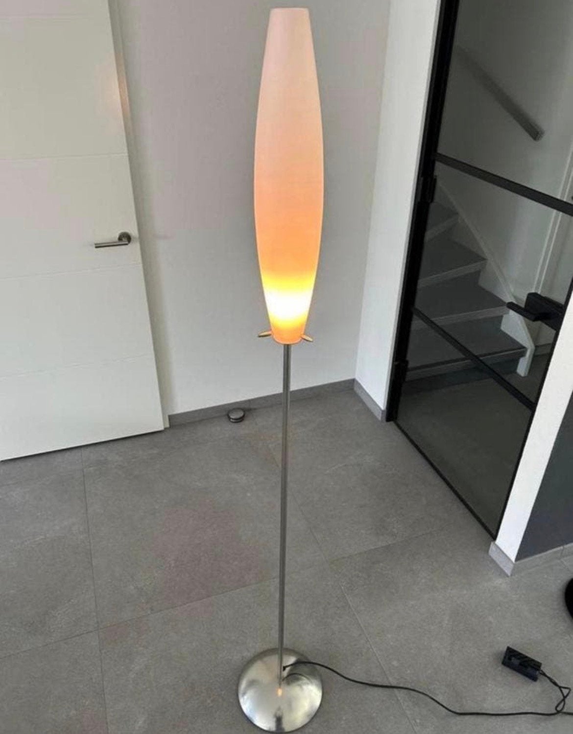 Sideprogretti Inside Italy Murano glazen vloerlamp, Huis en Inrichting, Lampen | Vloerlampen, Ophalen, Zo goed als nieuw, Glas