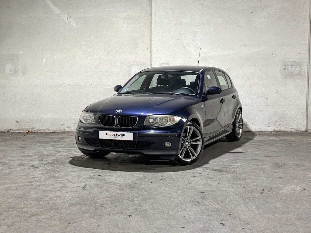 BMW 118i Business Line 129pk 2007 1-serie (Origineel-NL) Aut, Auto's, BMW, Achterwielaandrijving, 4 cilinders, 129 pk, Blauw
