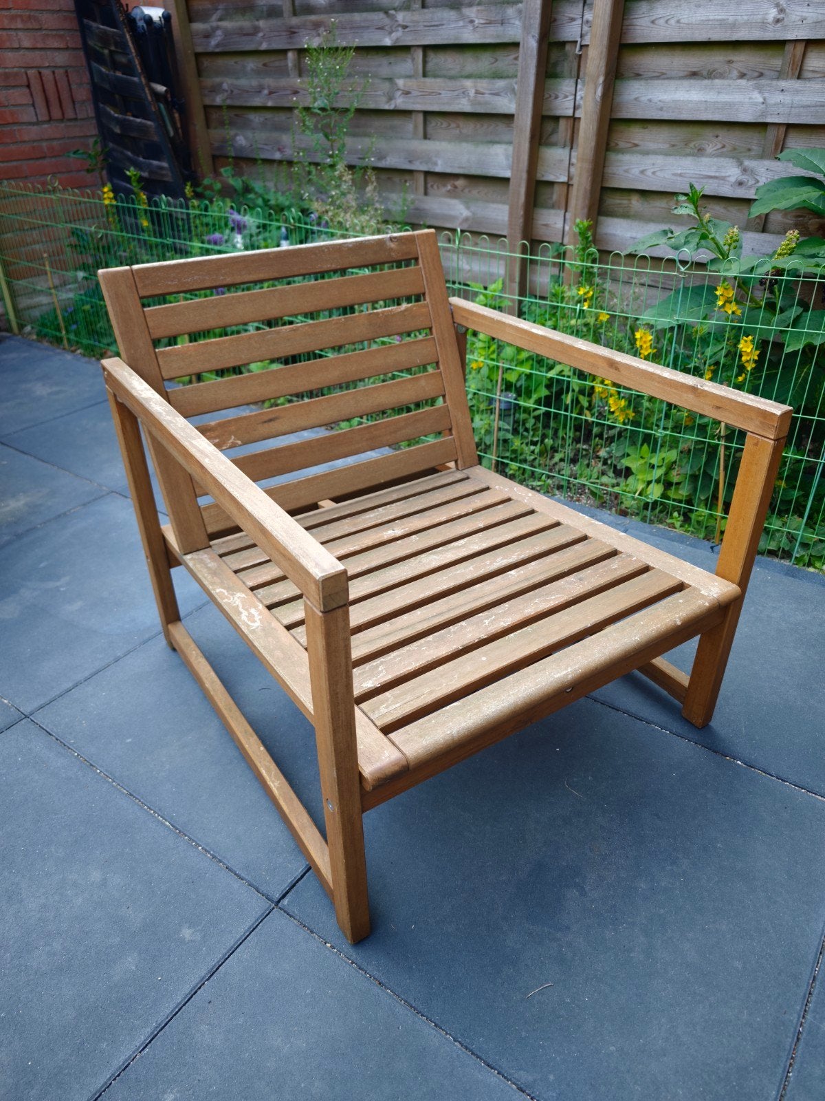 NÄMMARÖ | Houten tuinstoel, Ophalen, Hout