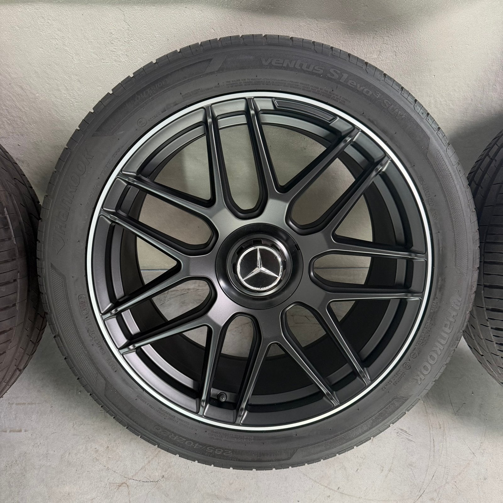 20 inch Mercedes Breedset GLC velgen met banden, Gebruikt, 255 mm, Ophalen of Verzenden, Velgen
