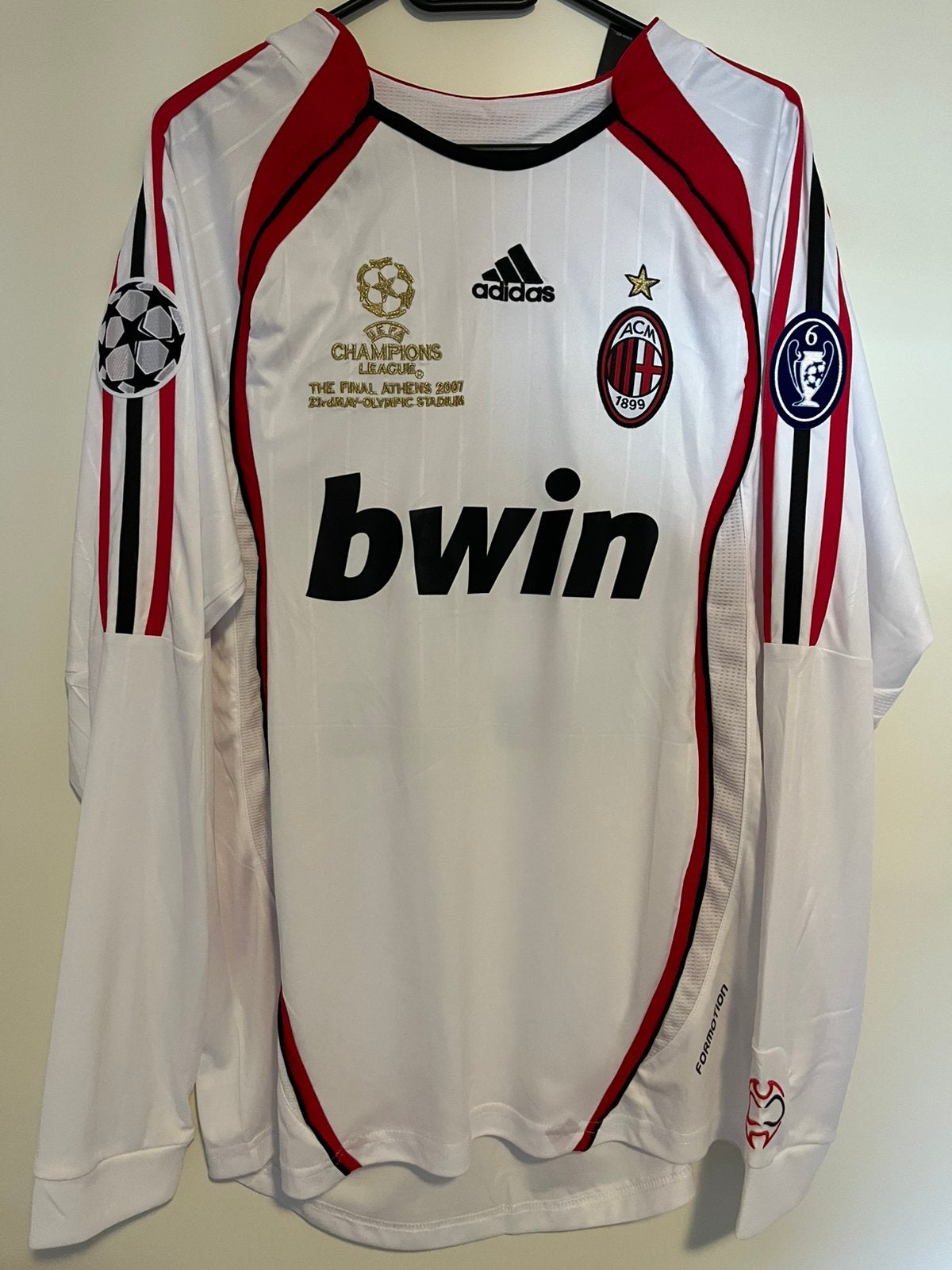 Voetbalshirt AC Milan Kaka 2007, Maat M, Ophalen of Verzenden, Nieuw, Shirt