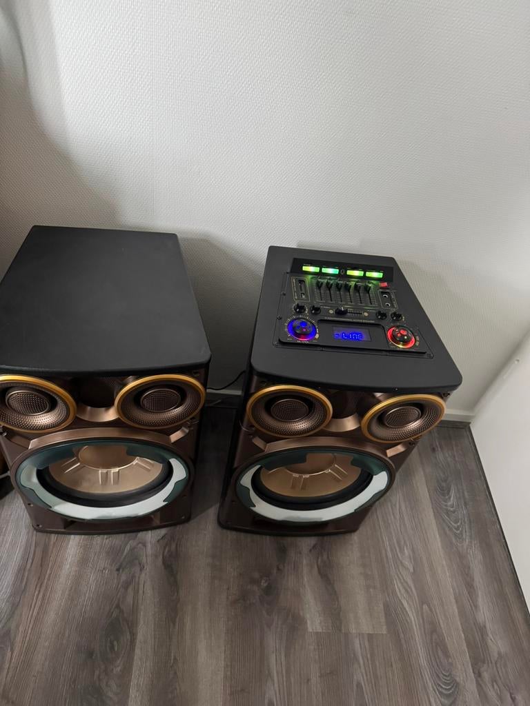Dehghan Party Speakers Bluetooth en Dj panels, Audio, Tv en Foto, Luidsprekers, Zo goed als nieuw, 120 watt of meer, Front, Rear of Stereo speakers