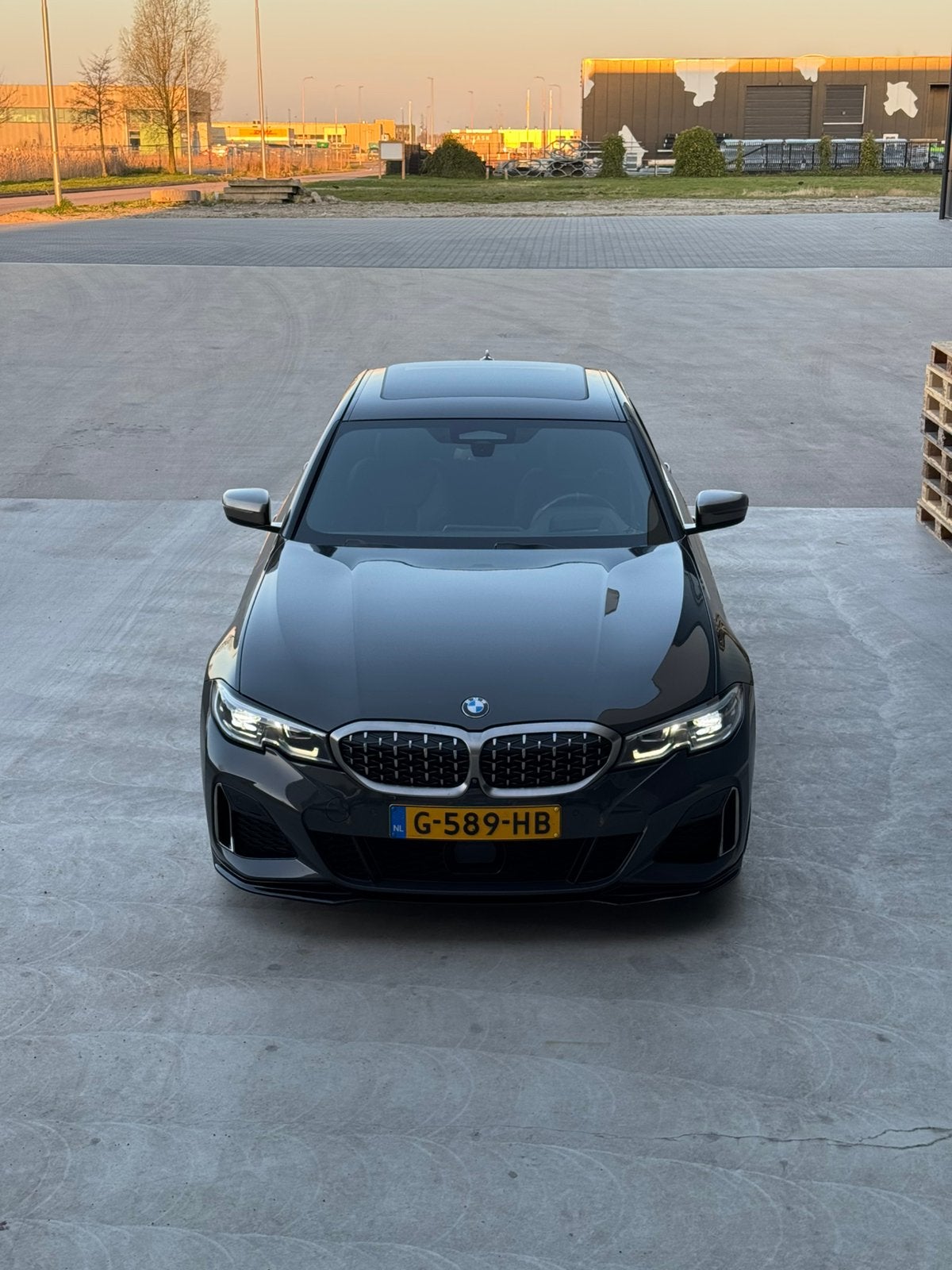 BMW 3-serie M340i Dravit Grau, Auto's, Automaat, 1800 kg, 1645 kg, Vierwielaandrijving