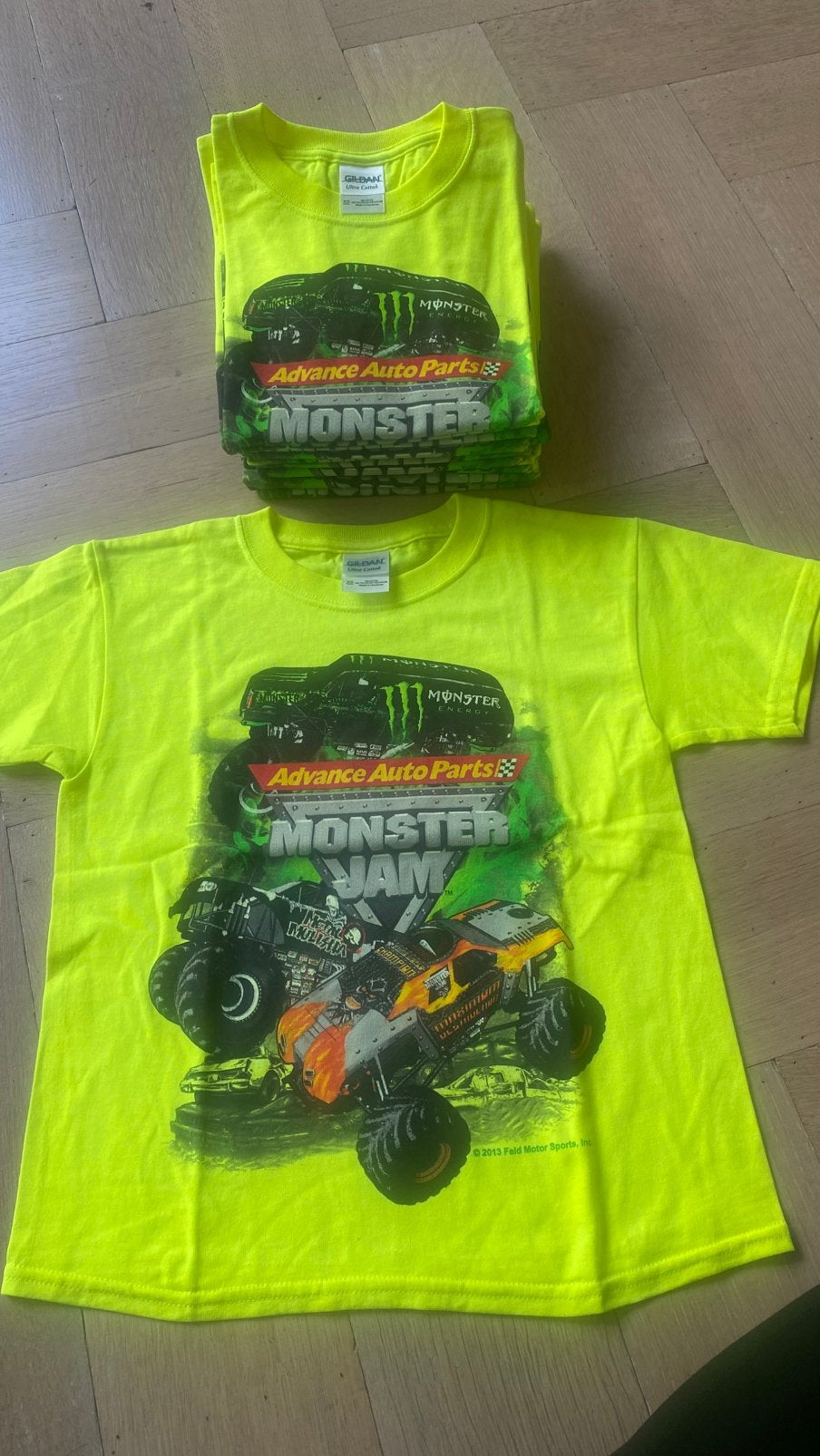 Tshirt MonsterTruck XS (nieuw), Ophalen of Verzenden, Nieuw, Jongen of Meisje, Shirt of Longsleeve