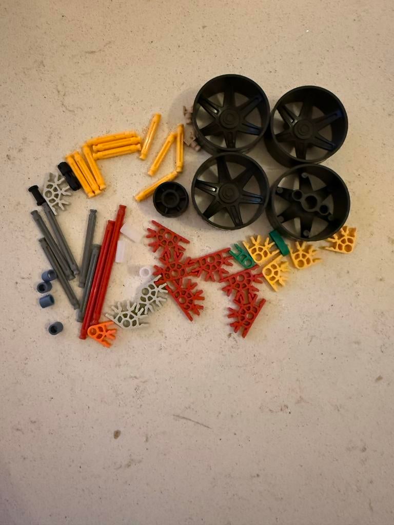 K'nex losse onderdelen met wielen, Ophalen of Verzenden, Gebruikt, Jongen of Meisje