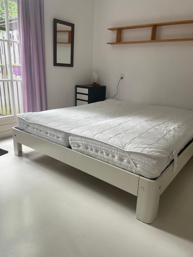 Auping Auronde bed 180x200cm, Huis en Inrichting, Ophalen, Wit, Tweepersoons, 180 cm