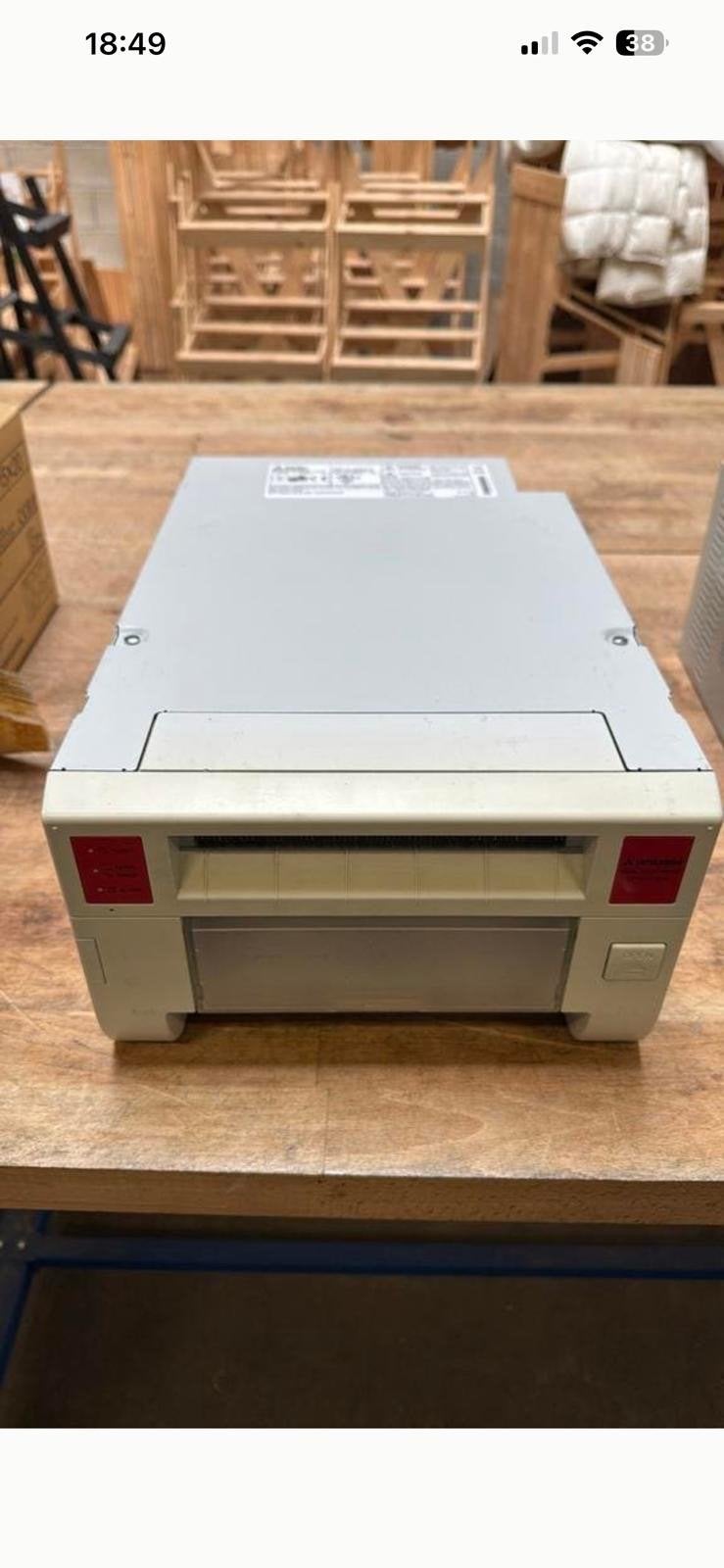 2x Mitsubishi D80 Thermische Fotoprinter - Compact en Snel, Ophalen, Gebruikt, Fotoprinter, .