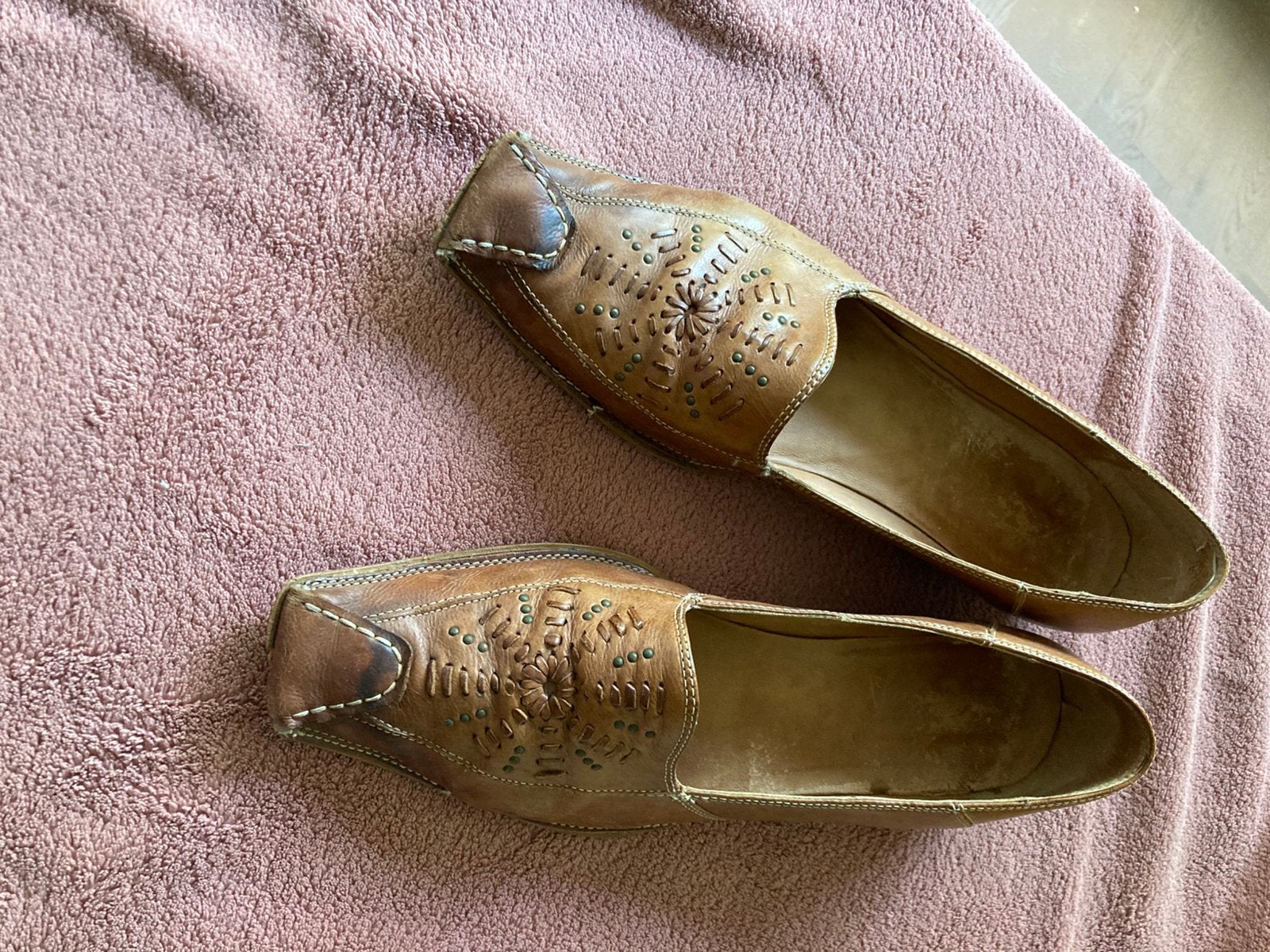 Bruine lage schoenen, maat 41, Kleding | Dames, Ophalen of Verzenden, Gedragen, Bruin