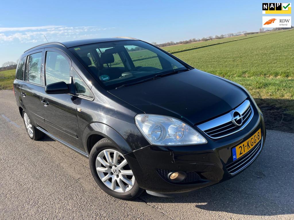 Opel Zafira 1.8 Temptation / 2009 incl apk !, Voorwielaandrijving, Gebruikt, 4 cilinders, Zwart