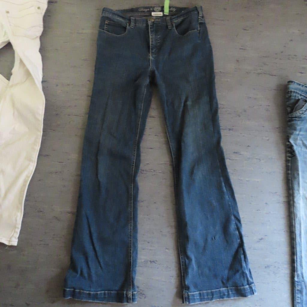 jeans Street One maat 29 Ronja long blauw Flared ca. maat 38, Street One, Zo goed als nieuw, W30 - W32 (confectie 38/40), Verzenden