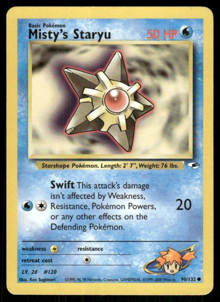Misty's Staryu 90/132 - Gym Heroes (NM), Verzenden, Gebruikt