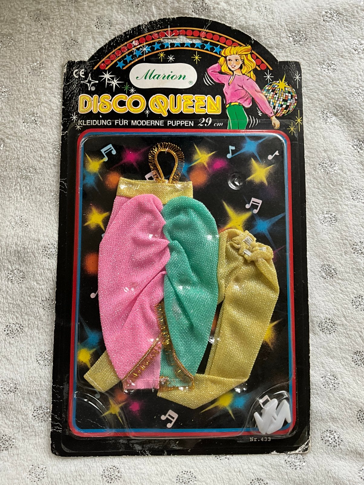 Vintage marion disco queen barbie outfit incl hakken., Verzamelen, Poppen, Ophalen of Verzenden, Nieuw