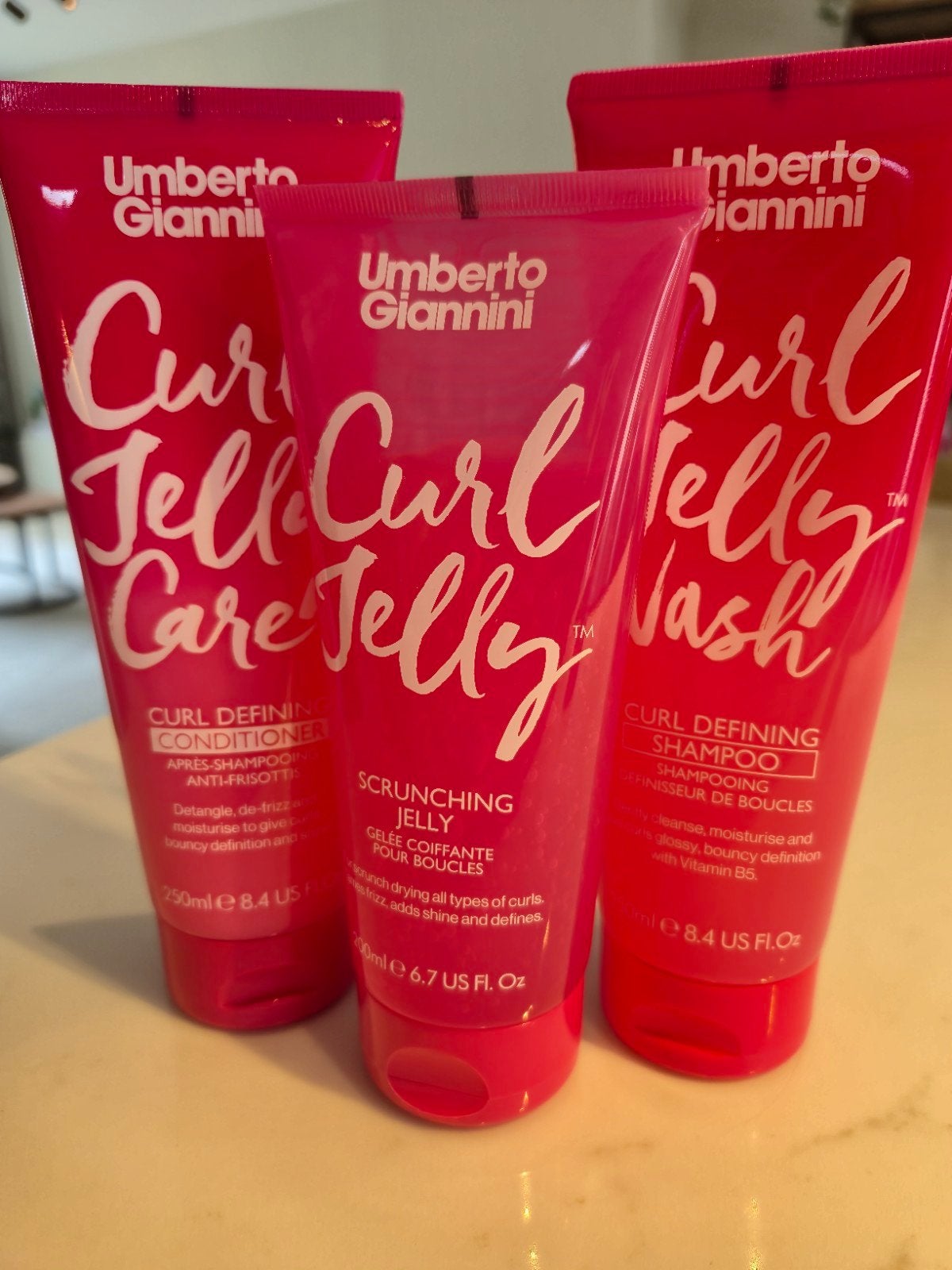 Umberto Giannini Curl Jelly Haarverzorgingsset, Ophalen of Verzenden, Zo goed als nieuw, Shampoo of Conditioner