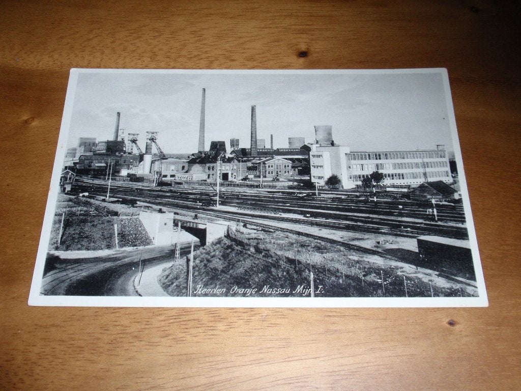 Heerlen Oranje Nassau Mijn I Mijnbouw, Verzamelen, Verzenden, 1940 tot 1960, Ongelopen, Limburg