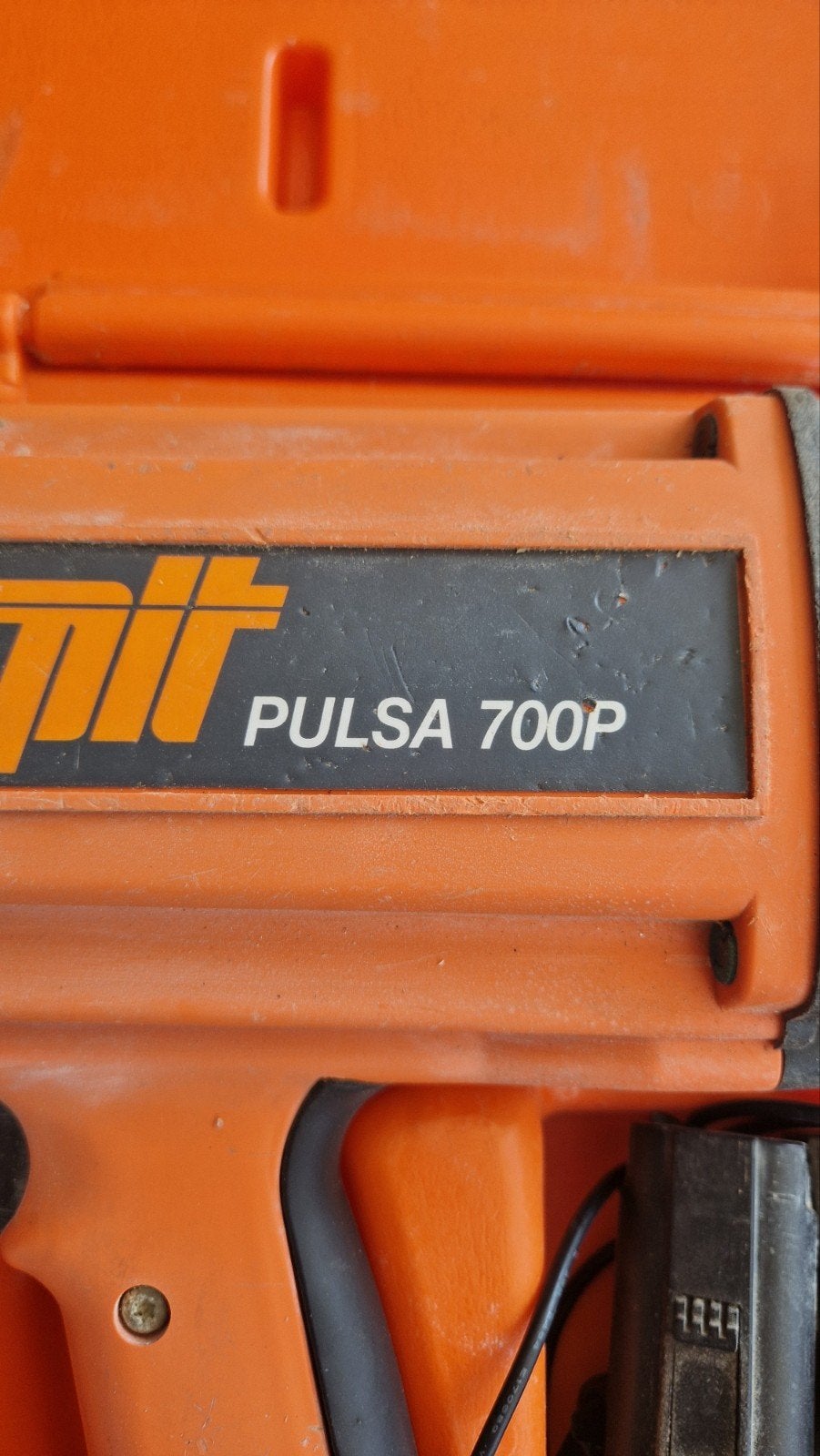 Spit Pulsa 700P tacker in koffer, Ophalen of Verzenden, Gebruikt, Tacker/nietmachine, Overige merken