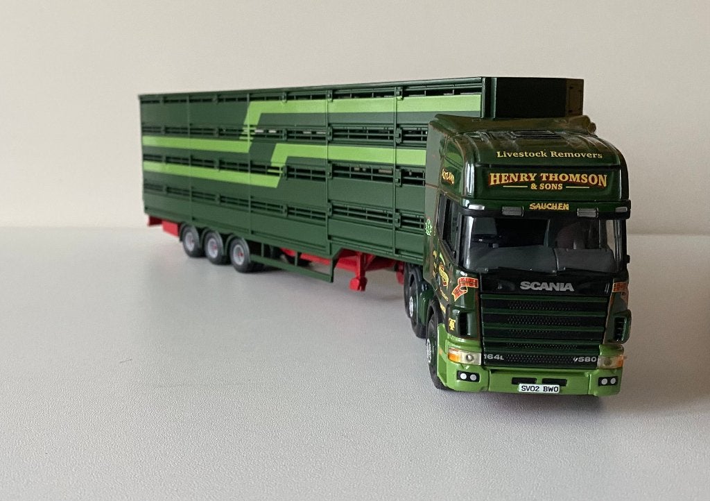 Corgi - Scania 164 L - 580 Henry Thomson & Sons Sauchen, Ophalen of Verzenden, Zo goed als nieuw, Bus of Vrachtwagen, Corgi