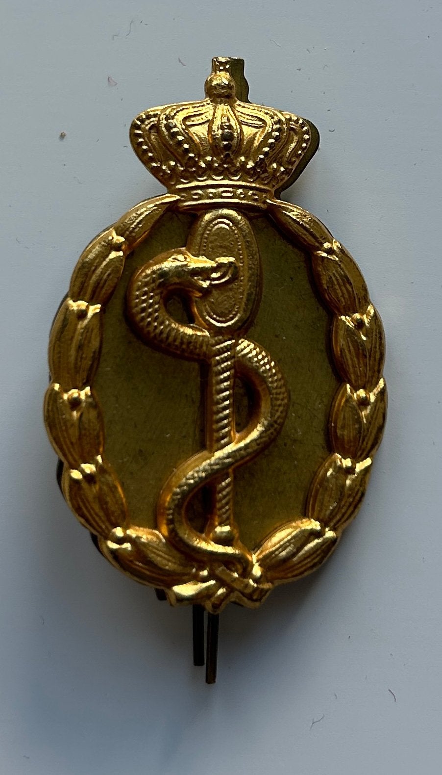 Borstembleem militair arts, Ophalen of Verzenden, Landmacht, Nederland, Embleem of Badge