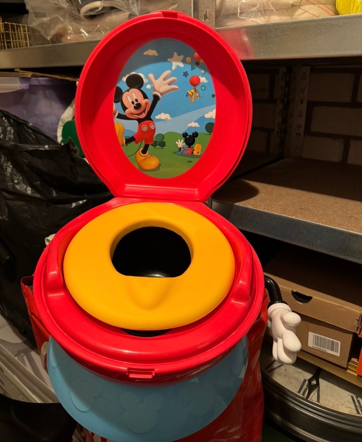 Mickey Mouse Potje - Ideaal voor zindelijkheidstraining, Kinderen en Baby's, Ophalen of Verzenden, Zo goed als nieuw