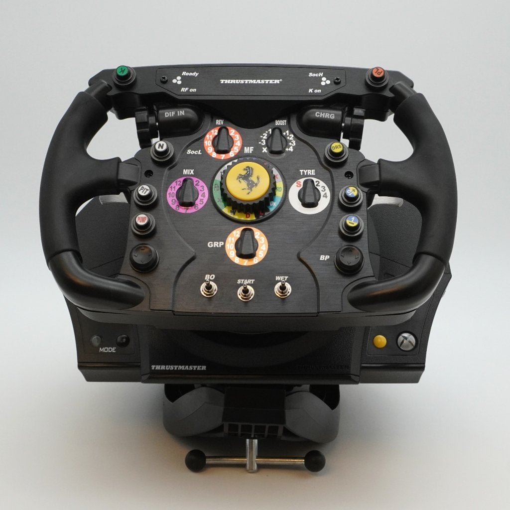 Thrustmaster TX Servo Base + Ferrari F1 Wheel + Race Pedals, Spelcomputers en Games, Thrustmaster, Zo goed als nieuw, https://support.thrustmaster.com/en/contact-en/
