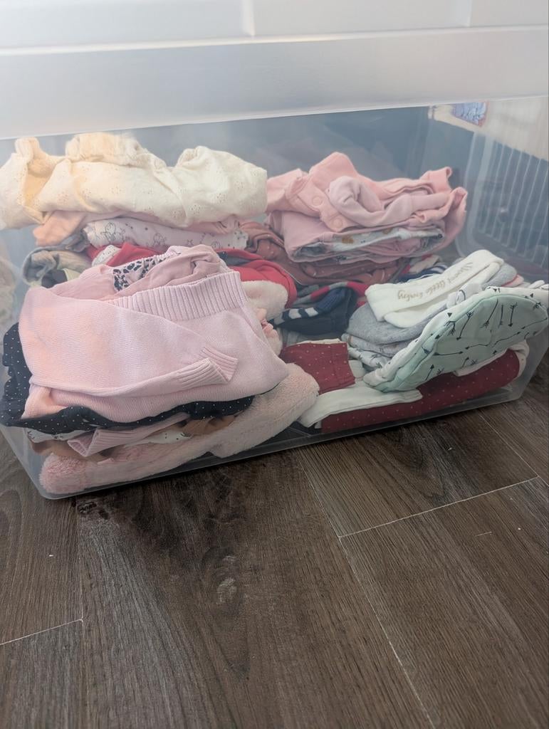 Pakket meisjes kleding 50/56, Ophalen of Verzenden, Zo goed als nieuw, Maat 50