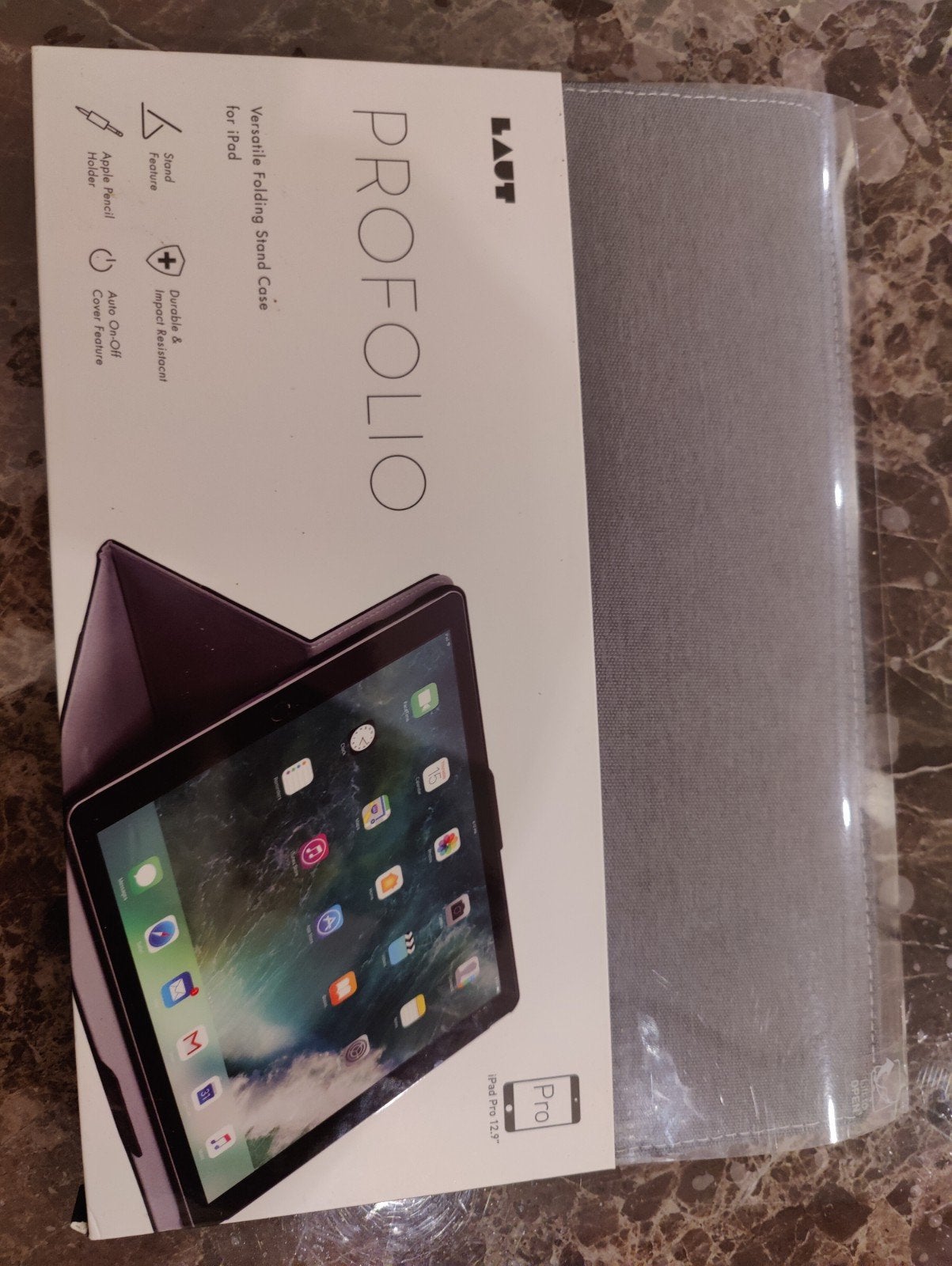 LAUT Profolio Hoes voor iPad Pro 12.9 inch - Grijs