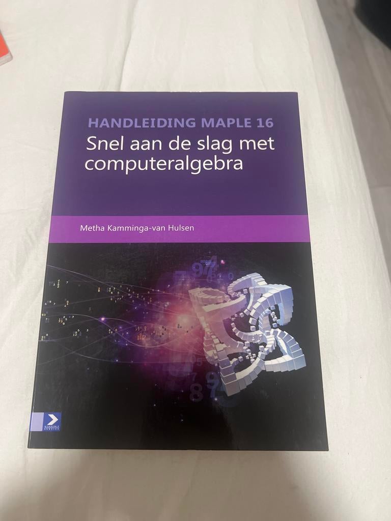 Metha Kamminga van Hulsen - Handleiding Maple 16, Metha Kamminga van Hulsen, Ophalen of Verzenden, Zo goed als nieuw, Nederlands