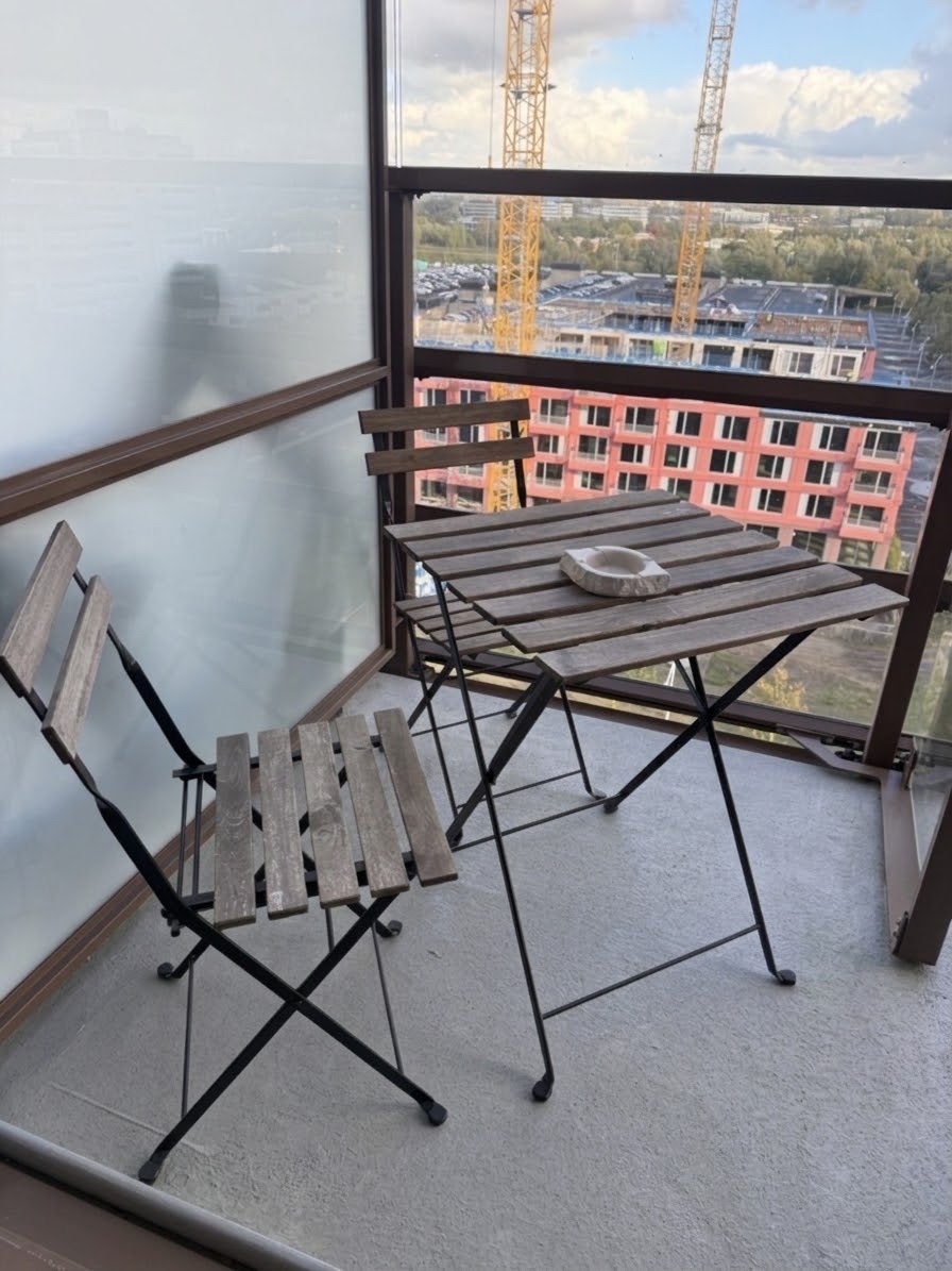 IKEA TARNO table and chairs / tafel en stoelen, Tuin en Terras, Gebruikt, Eettafel, Tuinset, Hout