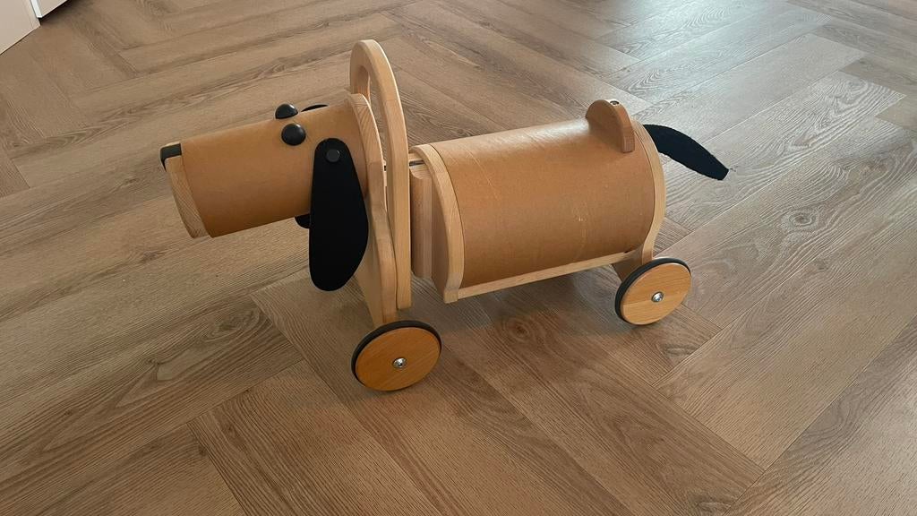Bajo houten loopfiets hond, Kinderen en Baby's, Speelgoed | Houten speelgoed, Ophalen