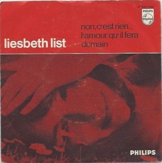 1966	Liesbeth List	              Non, C'est Rien, Cd's en Dvd's, Vinyl Singles, Gebruikt, Originele persing, 7 inch, Ophalen of Verzenden