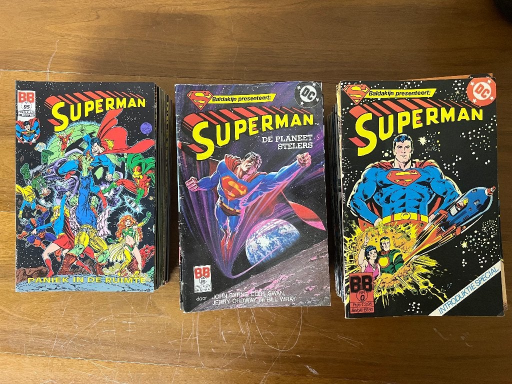 Superman serie 1984-1996 0 t/m 118 compleet., Boeken, Strips | Comics, Zo goed als nieuw, Complete serie of reeks, Europa, Ophalen of Verzenden