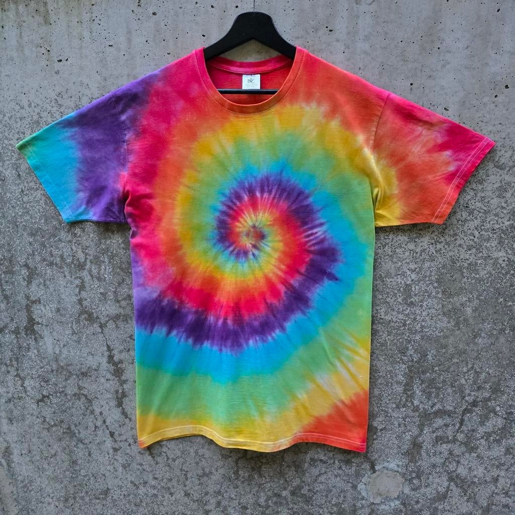 Regenboog spiral tie dye zomer t-shirt unisex maat XXL, Overige kleuren, Maat 46/48 (XL) of groter, Nieuw, Ophalen of Verzenden